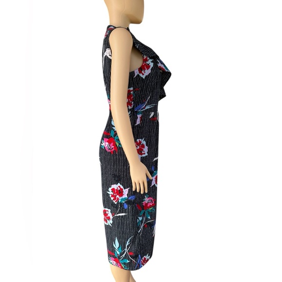 Apt. 9 Black Floral Wide Leg  Jumpsuit - Picture 5 of 16